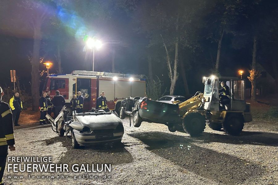 Ausbildung mit der Feuerwehr Mittenwalde